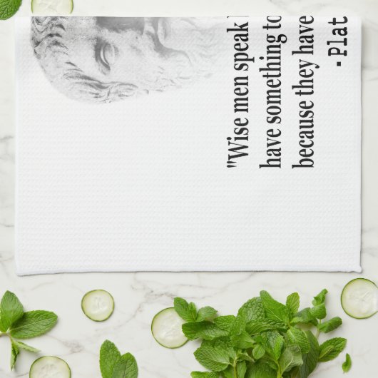 Zitat von Platon Handtuch (Gefaltet)