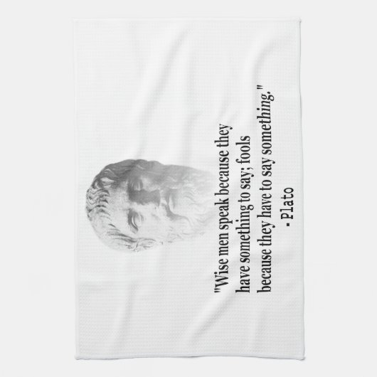 Zitat von Platon Handtuch (Vertikal)