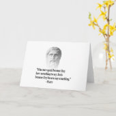 Zitat von Platon Karte (Gelbe Blume)