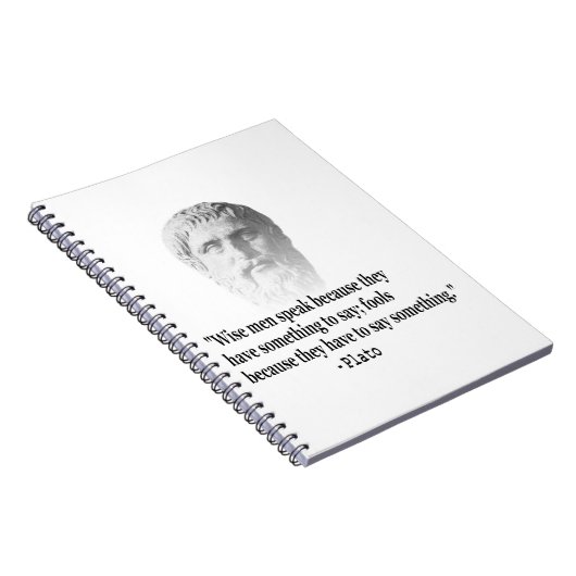 Zitat von Platon Notizblock (Rechte Seite)