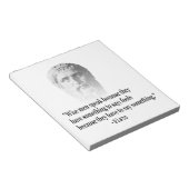 Zitat von Platon Notizblock (angewinkelt)