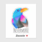 Zitat von Raven Aufkleber (Blatt)