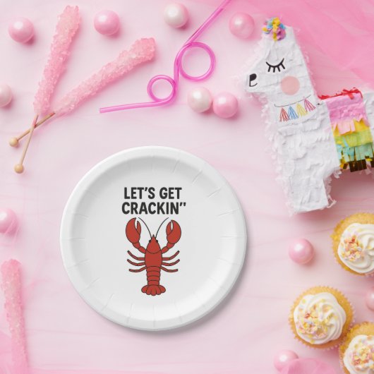 Zitat von Rotem Hummer-Party Pappteller (Party)