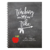 Zitat von Roten Apfeln und Ihr Lehrer für Textgesp Notizblock (Vorderseite)