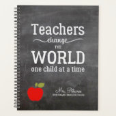 Zitat von Roten Apfeln und Ihr Lehrer für Textgesp Planer (Vorderseite)