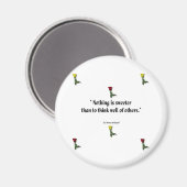 Zitat von Saint Therese 1 Magnet (Vorderseite/Rückseite)