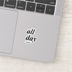 Zitat von Schmitt für den ganzen Tag Aufkleber