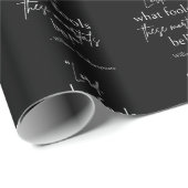 Zitat von Shakespeare - dumme Sterbliche II Geschenkpapier (Rolleneckpunkt)