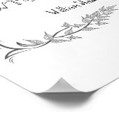 Zitat von Shakespeare Poster (Ecke)