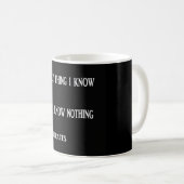 Zitat von Sokrates Kaffeetasse (VorderseiteRechts)