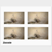 Zitat von St. Thomas More Rechteckiger Aufkleber (Blatt)