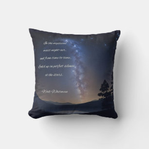 Zitat von Starry night poetry mit Walt Whitman Tex Kissen
