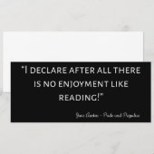 Zitat von Stolz und Vorurteilen III Einladung (Vorne/Hinten)