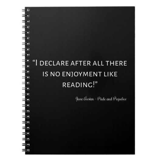 Zitat von Stolz und Vorurteilen III Notizblock (Vorderseite)