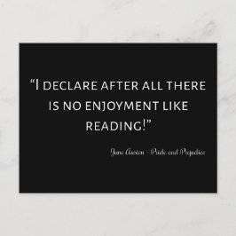 Zitat von Stolz und Vorurteilen III Postkarte