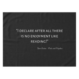 Zitat von Stolz und Vorurteilen III Tischdecke