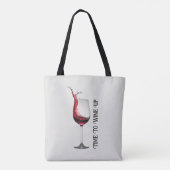 Zitat von Weinglas Tasche (Rückseite)
