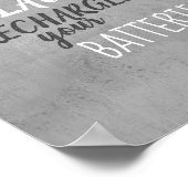 Zitat Wandkunsttypografie ein gutes Lachen Poster (Ecke)