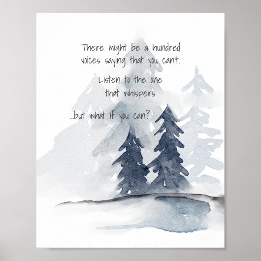 Zitat, was Sie sagen können, wenn Sie Poster (Vorne)