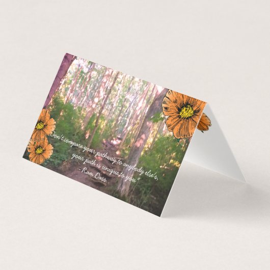 Zitat, "Wege" (Vorderseite)