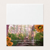 Zitat, "Wege" (Außenseite Aufgefaltet)