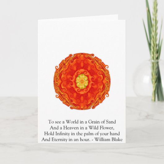 Zitat Williams Blake Karte (Vorderseite)