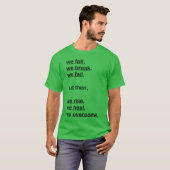 Zitat wir fallen Mädchen T-Shirt (Vorne ganz)