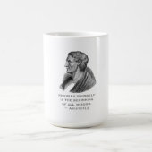 Zitat Wissen Sie selbst Philosoph Aristoteles Kaffeetasse (Mittel)