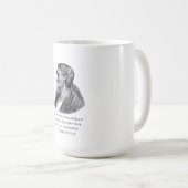 Zitat Wissen Sie selbst Philosoph Aristoteles Kaffeetasse (VorderseiteRechts)