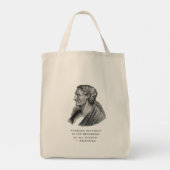 Zitat Wissen Sie selbst Philosoph Aristoteles Tragetasche (Rückseite)