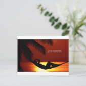 Zitat - Zeit zum Entspannen Postkarte (Stehend Vorderseite)