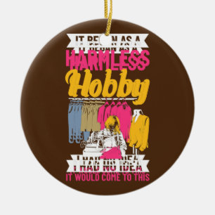 Zitat-Zittern Nähen Fabric Müller Keramik Ornament