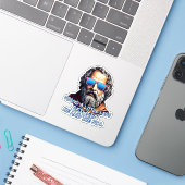 Zitat zu coolen Diogenese Aufkleber (Laptop mit iPhone)