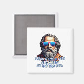 Zitat zu coolen Diogenese Magnet (Vorderseite/Rückseite)