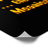 Zitat zu Paul Yellow Submarine - Was ist das? Poster (Ecke)