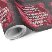 Zitat zu Pferden II - Wrapping Paper Geschenkpapier (Rolleneckpunkt)