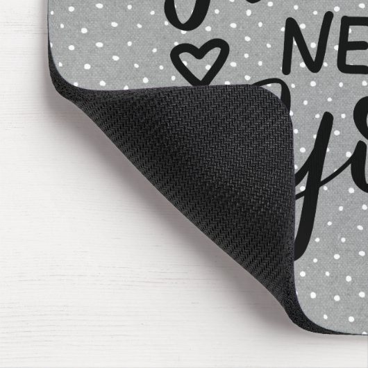 Zitat zu Polka Dots Mousepad (Ecke)