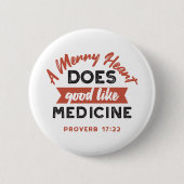 Zitat zu Proverb 17 Bibelversen Button (Vorderseite)