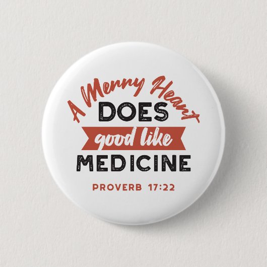 Zitat zu Proverb 17 Bibelversen Button (Vorderseite)