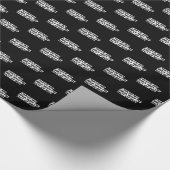 Zitat zu sonnigen Pensionen - Keine Idee, warum au Geschenkpapier (Ecke)