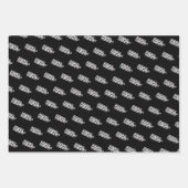 Zitat zu sonnigen Pensionen - Keine Idee, warum au Geschenkpapier Set (Vorderseite 3)