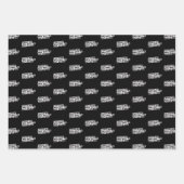 Zitat zu sonnigen Pensionen - Keine Idee, warum au Geschenkpapier Set (Vorderseite 2)