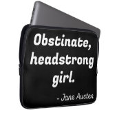 Zitat zu Stolz und Vorurteilen II Laptopschutzhülle (Vorne Rechts)