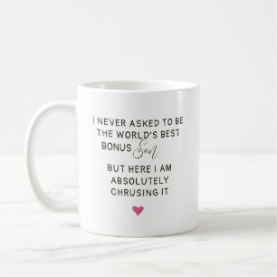 Zitat zum besten Bonussohn der Welt Kaffeetasse