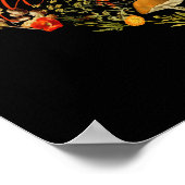 Zitat zum botanischen Blutsturz Danksagend Pilze Poster (Ecke)