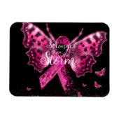 Zitat zum Brustkrebs-Bewusstsein Magnet (Horizontal)