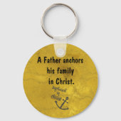 Zitat zum Christlichen Vater Schlüsselanhänger (Vorderseite)