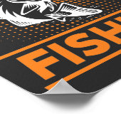 Zitat zum Fischfang Ich würde eher Männer Fischen  Poster (Ecke)