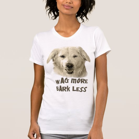 Zitat zum Goldenen Retriever T-Shirt (Vorderseite)