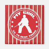 Zitat zum Hockey-Goalie Magnet (Vorne)